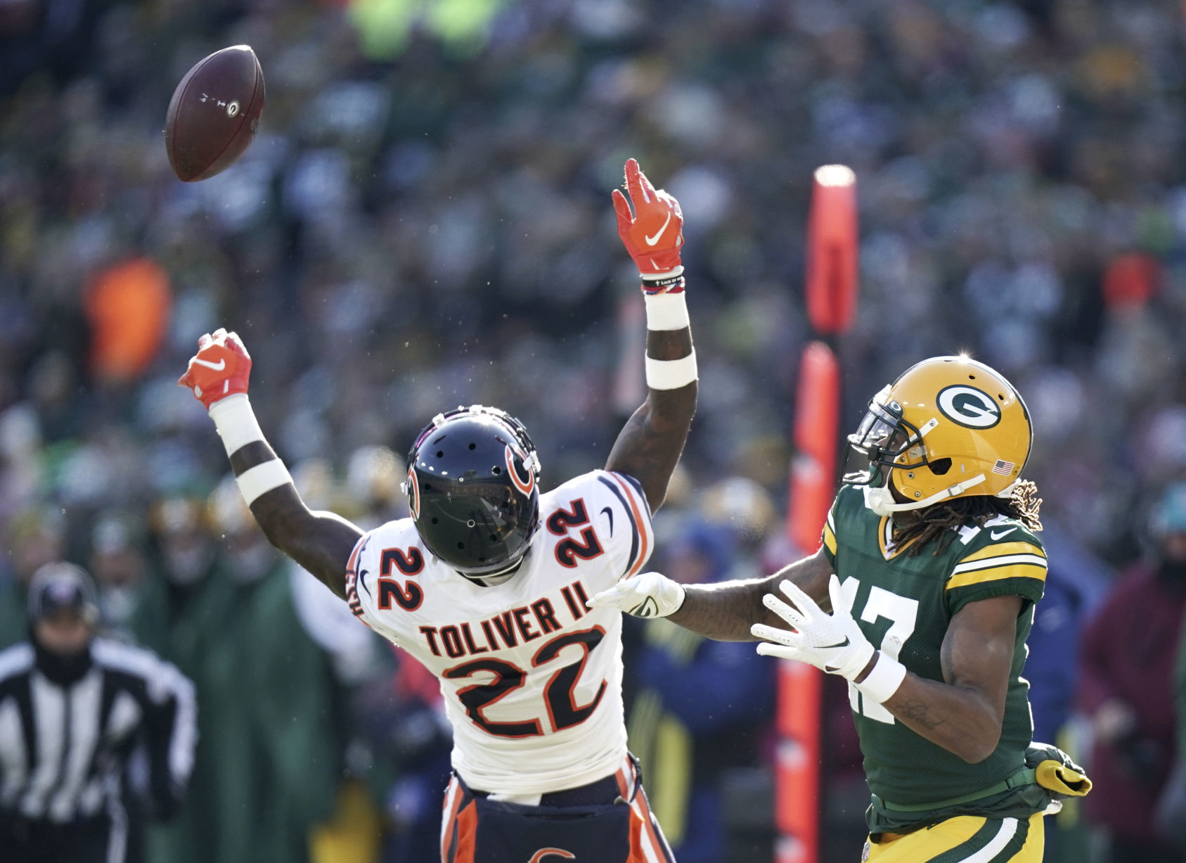 Packers 21, Bears 13
